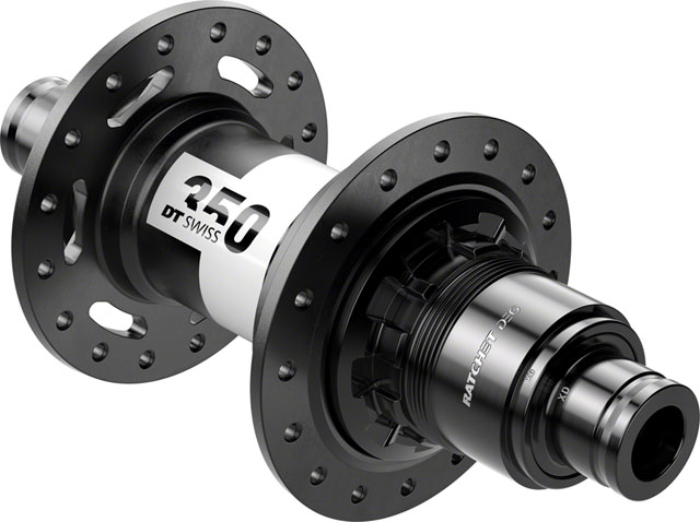 DT Swiss 350 DEG Rear Hub - 12 x 148mm, Center-Lock, XD, Black, 32H, 72pt