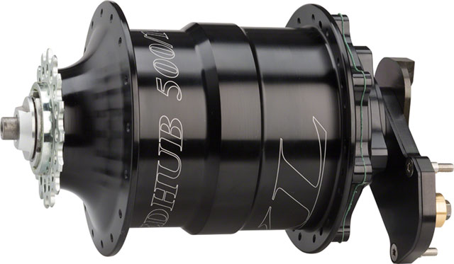 Rohloff Fat Bike Disc Speedhub: 14 Speed, 16 Tooth Cog, Quick Release, 32 Hole, 170mm Spacing, Black