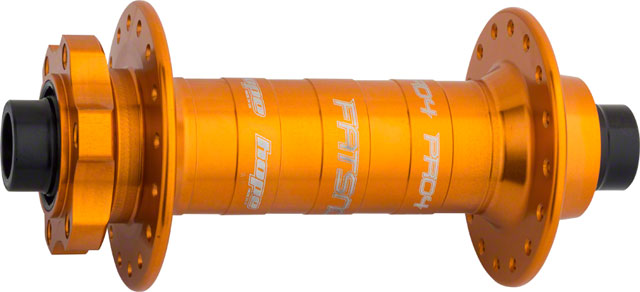 Hope Pro 4 Fatsno Front Hub - 15 x 150mm, 6-Bolt, Orange, 32h