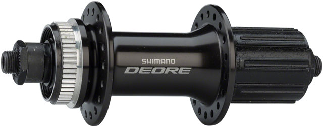 Shimano Deore FH-M6000 Rear Hub - QR x 135mm, Center-Lock, HG10, Black, 36H