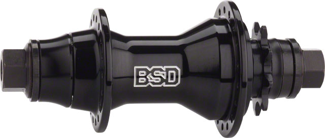 BSD Back Street Pro Female Rear Hub - 9t (14mm) Black