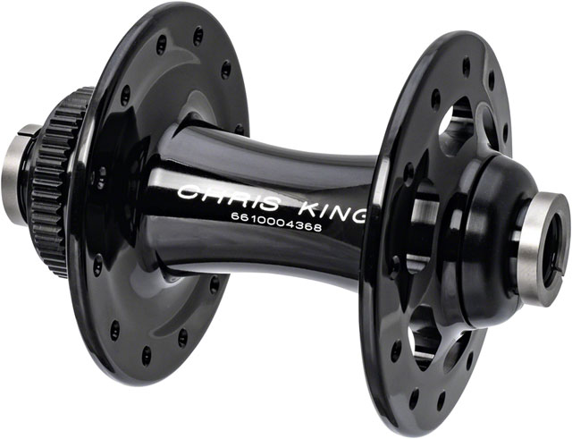 Chris King R45D Front Hub - 12 x 100mm, Center-Lock, Black, 24H