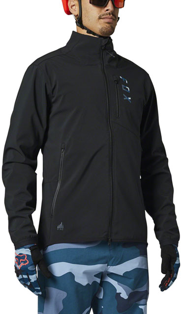 Fox Racing Ranger Fire Jacket - Black/Blue, Men's, Small