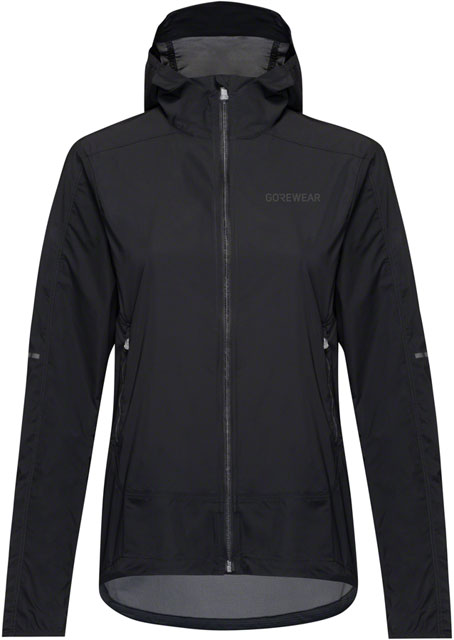 Gorewear Fernflow Hooded Windbreaker - Black, Women's, Large