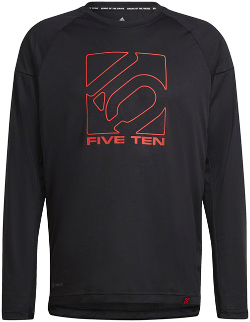 Five Ten Long Sleeve Jersey - Black, Medium