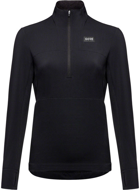 Gorewear Trail KPR Hybrid 1/2-Zip Jersey - Black, Women's, Large