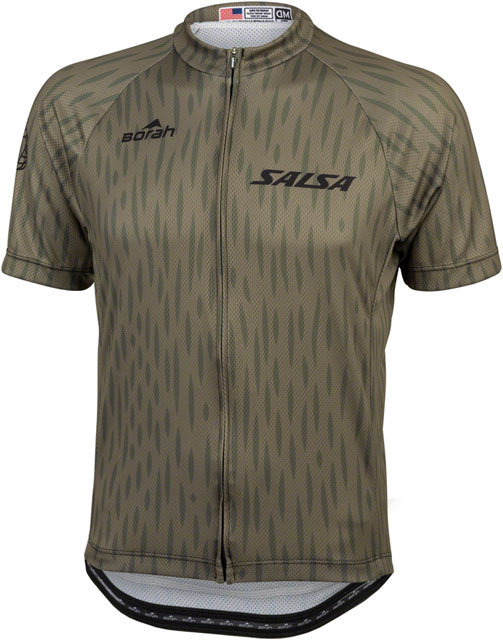 Salsa Men's Hinterland Jersey - Large, Olive Green