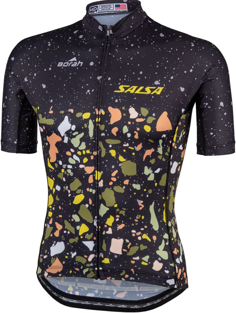 Salsa Men's Terrazzo Aero Jersey - 2X-Large, Black