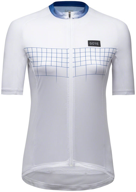 Gorewear Grid Fade Jersey 2.0 - White/Blue, Women's, Medium