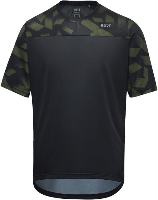 Gorewear Trail KPR Daily Jersey - Black/Green, Men's, Large