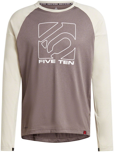 Five Ten Long Sleeve Jersey - Charcoal/Gray, Men's, Large