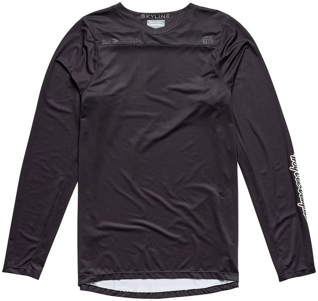 Troy Lee Designs Skyline Long Sleeve Jersey – Mono Black, 2X-Large