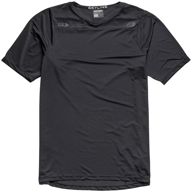 Troy Lee Designs Skyline Short Sleeve Jersey – Mono Black, X-Large