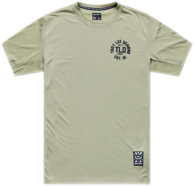 Troy Lee Designs Skyline Ride Short Sleeve Tee – Stamps Sage, Medium