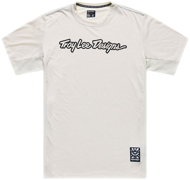 Troy Lee Designs Skyline Ride Short Sleeve Tee – Signature Pumice, Large