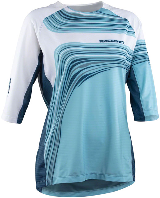 RaceFace Khyber Jersey - Sky, 3/4 Sleeve, Women's, Small