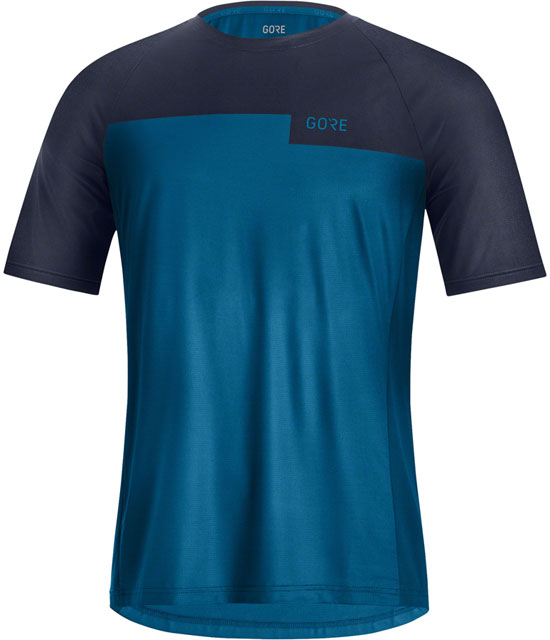 GORE® Wear Trail Short Sleeve Shirt - Sphere Blue/Orbit Blue, Men's, Medium