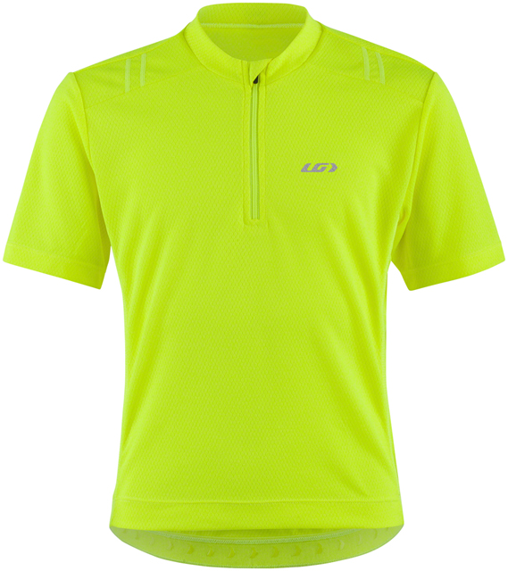 Garneau Lemmon 2 Junior Jersey - Bright Yellow, Short Sleeve, Youth, Large