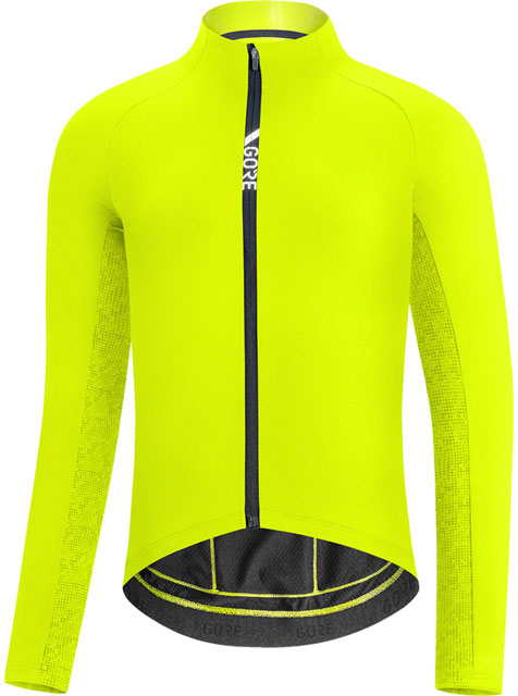 GORE C5 Thermo Jersey - Neon Yellow/Citrus Green, Men's, X-Large