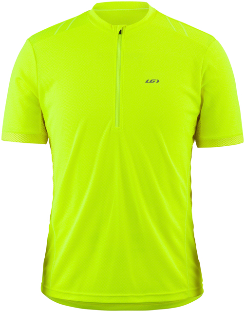 Garneau Connection 2 Jersey - Bright Yellow, Short Sleeve, Men's, Small