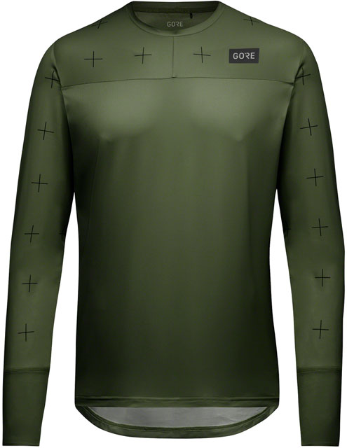 GORE Trail KPR Daily Jersey - Long Sleeve, Utility Green, Men's, Medium
