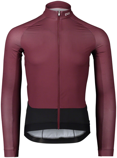 POC Essential Road Jersey - Long Sleeve, Red, Small