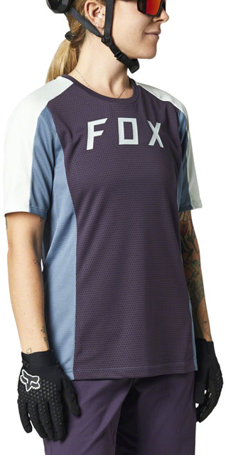 Fox Racing Defend Jersey - Dark Purple, Women's, Medium