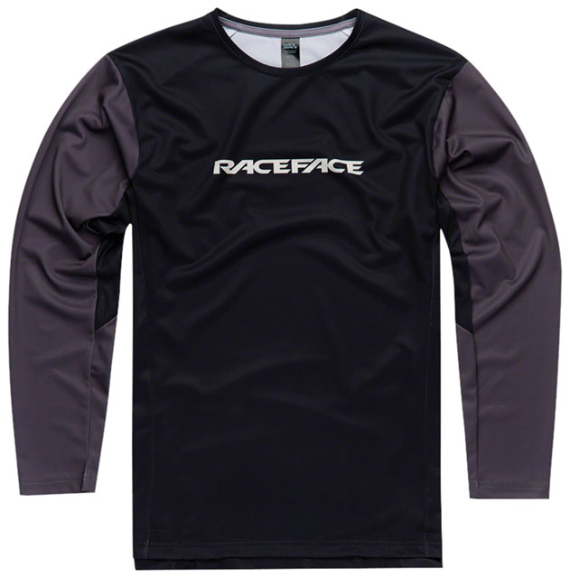 RaceFace Indy Jersey - Long Sleeve, Men's, Charcoal, X-Large