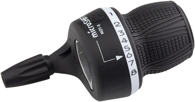 microSHIFT MS29 Right Twist Shifter, 8-Speed, Shimano Compatible