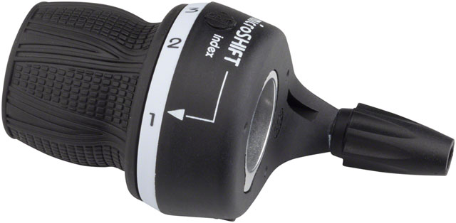 microSHIFT MS29 Left Twist Shifter, Triple, Shimano Compatible