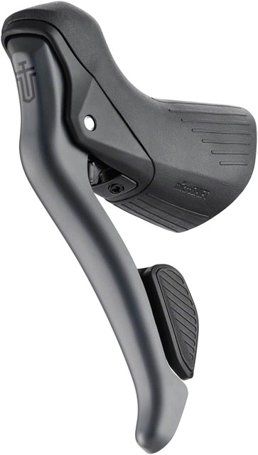microSHIFT Sword Left Drop Bar Brake Lever with Intergrated Dropper Remote - Gray, Version B