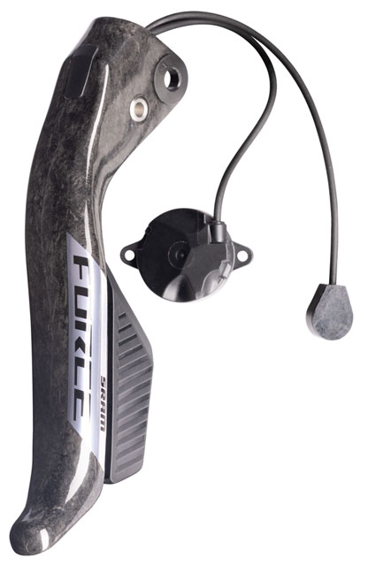 SRAM Force eTap AXS Replacement Brake Lever Blade/Shift Paddle Assembly - Left, Includes Pod, E1