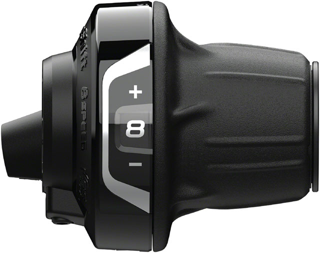 Shimano Revoshift SL-RV400-8R Twist Shifter - Right, 8-Speed, with Optical Gear Display