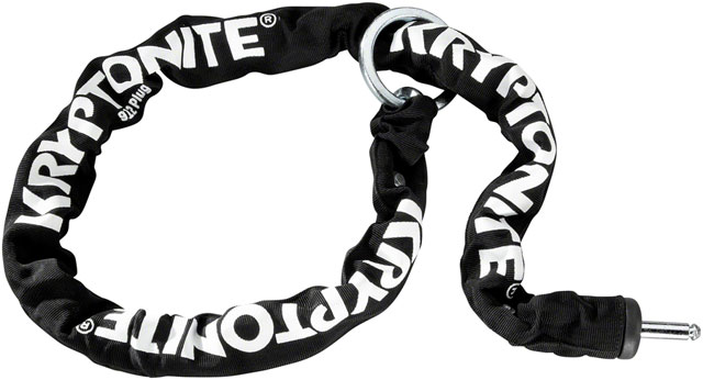 Kryptonite 912 Plug-In Chain Lock - For Ring Lock, 9mm, 120cm Length, Black
