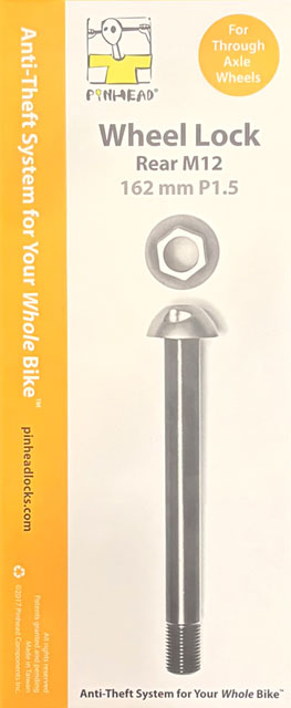 Pinhead Thru-Axle Wheel Lock Rear - M12 x 162 x P1.5