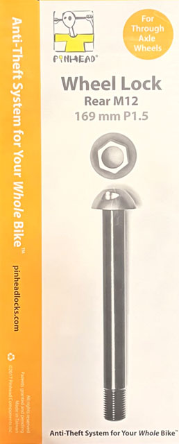 Pinhead Thru-Axle Wheel Lock Rear - M12 x 169 x P1.5