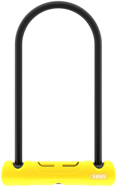 ABUS 402 U-Lock - 4.3x9", Keyed, Black, Includes bracket