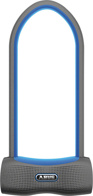 Abus 770A SmartX U-Lock - 4.2 x 11.8", Keyless, Black/Silver