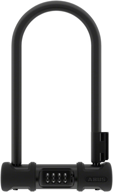 ABUS Ultra 410 U-Lock - 4.3x9", Combination, Black, Includes bracket