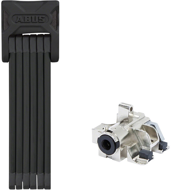 Abus Bordo 6015/90 Folding Lock with keyed alike eBike Battery Lock Core: Bosch Frame Type (DT2), Premium Key (Plus) *No Packaging