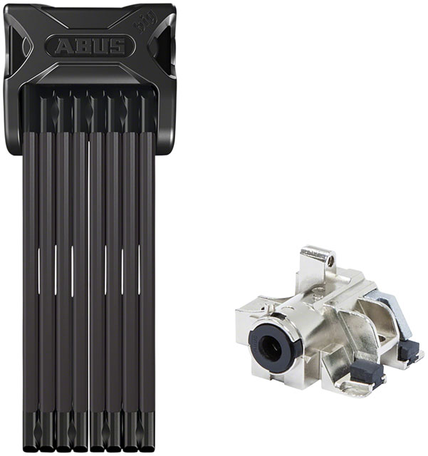 Abus Bordo 6015/120 Folding Lock with keyed alike eBike Battery Lock Core: Bosch Frame Type (DT2), Premium Key (Plus)