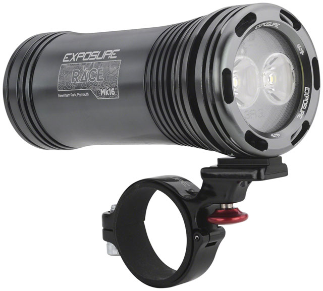 Exposure Race Mk16 Headlight - 2400/1600 Lumens, REFLEX Technology, Gun Metal Black