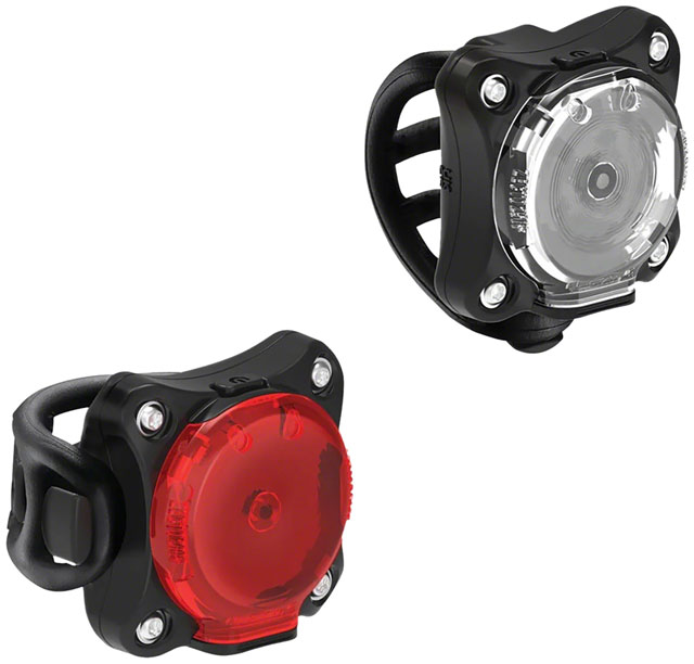Lezyne Zecto Drive 250+/Zecto Drive 200+ Headlight/Taillight Set -  Black