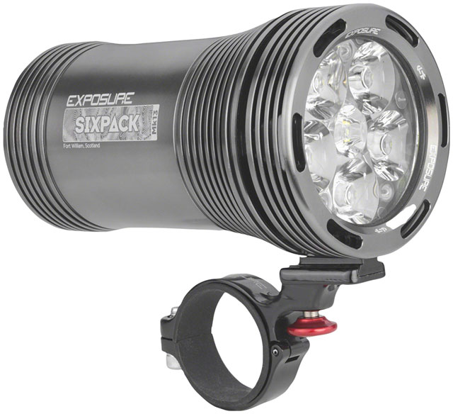 Exposure Six Pack Mk13 Headlight - Gun Metal Black
