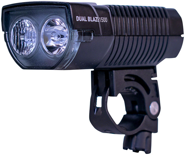 Planet Bike Dual Blaze 1500 Headlight -  Black