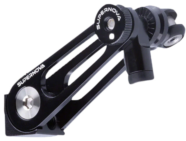 Supernova QR Fork Mount Light Bracket for Airstream Headlight - Black