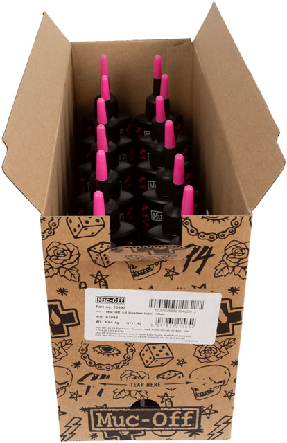 Muc-Off All Weather Lube - 120ml, Drip, POP Box of 12