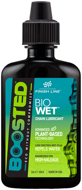Finish Line Boosted Bio Wet Chain Lube - 2oz