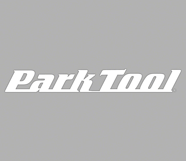 Park Tool DL-36W Horizontal Logo Decal, White