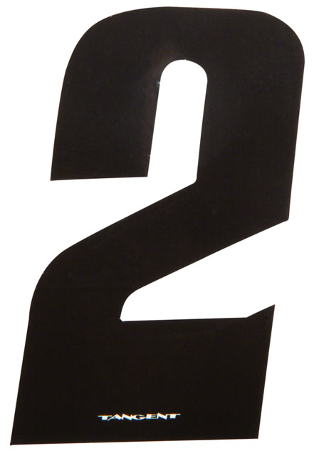 Tangent 3" BMX Number Pack "2" (10-Pack)